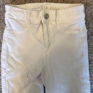 american eagle white jeans